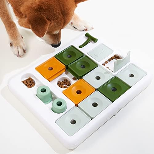 Barkwhiz Dog Puzzle Toy 3 Levels, Mental stimulating for Boredom and Smart Dogs, Treat Puzzle for All Breeds Dog by Barkwhiz
