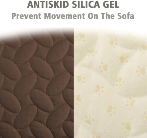 Ameritex Pet Bed Cover Dog Bed Blanket for Sofa and Furniture Waterproof New Pattern Design (40x50 Inch, Chocolate) - Image 4