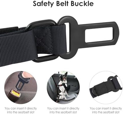 Hotsky Tactical Bungee Shock Absorbing No Pull Strong Dog Leash,Black,4-6FT - Image 3