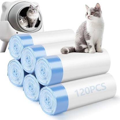 120 Cat Litter Bags Compatible with Litter Robot 3/4/5 by ondware