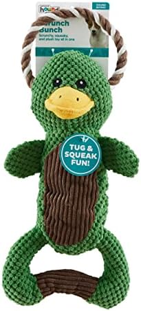 Outward Hound Scrunch Bunch Duck Interactive Plush Squeaky Dog Tug Toy - Image 2