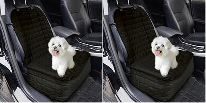 Elegant Comfort Premium Pet Car Seat Cover for Front Seat, Luxury Microfiber Car Seat Protector, Heavy Duty and Durable, Non-Slip and Waterproof Car Seat Cover for Trucks, Cars, and SUVs, Black by ELEGANTCOMFORT