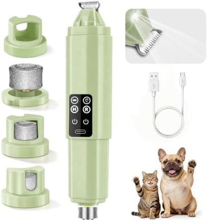 Dog Nail Grinder Quiet, 2-in-1 Paw Trimmer with Light for Dogs by Unknown