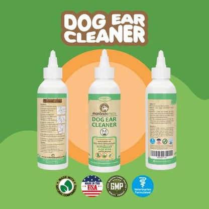 Makondo Pets Dog Ear Cleaner Solution with Peppermint Aroma - Image 5