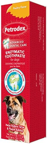 Petrodex Enzymatic Dog Toothpaste, Poultry Flavor, 6.2oz by Petrodex