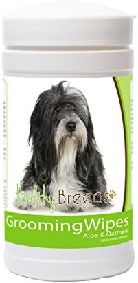 Healthy Breeds Lhasa Apso Grooming Wipes 70 Count by HealthyBreeds