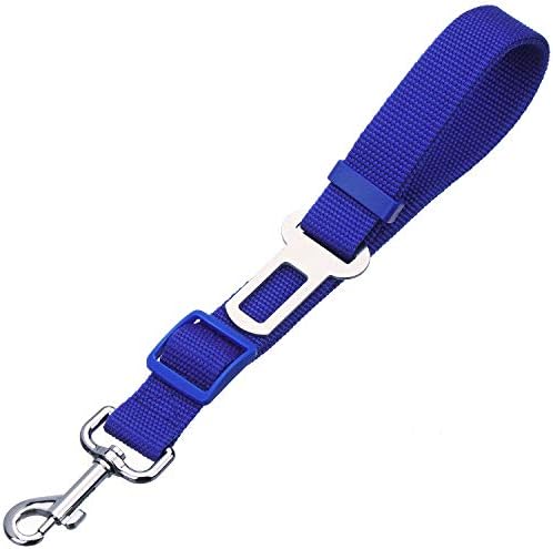 Elisel Elisel 2 Packs Adjustable Length Pet Dog Cat car seat Belt Pet seat Belt Pet Accessories for Dogs Cats and Pets (Blue) - Image 4
