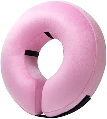 BENCMATE Inflatable Dog Cone Collar Alternative After Surgery Large, Pink by BENCMATE