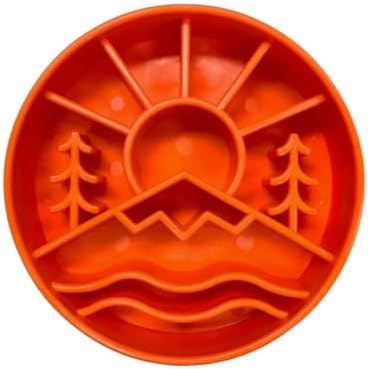SodaPup Great Outdoors Enrichment Bowl – Durable Slow Feeder Bowl Made in USA from Non-Toxic, Pet-Safe, Food Safe Material for Mental Stimulation, Slowing Down Eating, Healthy Digestion, & More by SodaPup