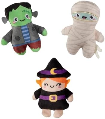 Fringe Studio Pet Toy, Ghouls Wanna Have Fun Plush Dog Toy 3 PCS Set,Pet Shop Collection (662192) by FringeStudio