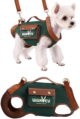 Wakytu Dog Lift Harness Dog Carrier Sling for Small Dogs & Cats,S by Petshome
