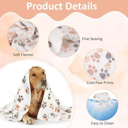 Dog Blankets for Medium Dogs, Cat, Premium Soft Dog Blankets for Small Dog - Image 2