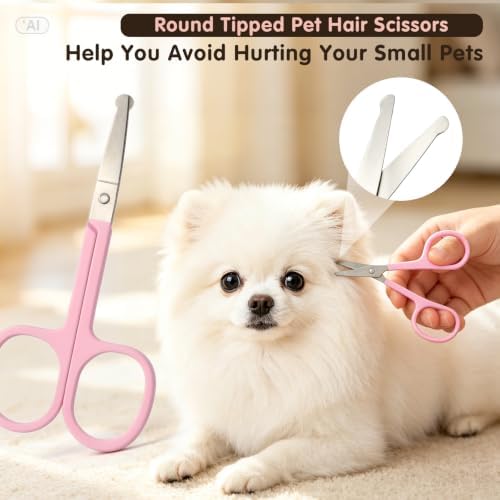 3 Pack Dog Eye Combs, Stainless Steel Tear Stain Remover Tool for Pet Cats - Image 5