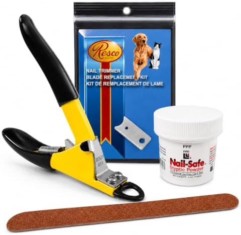 Resco USA-Made Nail Grooming Kit, Large, Yellow (PF0531) by Resco+Pet+Products