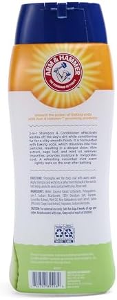 Arm & Hammer 2-in-1 Dog Shampoo and Conditioner, Cucumber Mint, 20 Oz, 2-Pk - Image 4