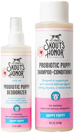SKOUT'S HONOR Probiotic Grooming Essentials Bundle - Happy Puppy by SKOUTSHONOR
