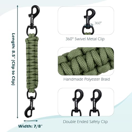 PetBonus Dog Collar Safety Clip, Handmade Prong Collar to Harness Connector - Image 2