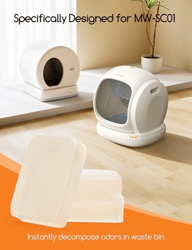 Meowant Pet Odor Eliminator, Automatic Cat Litter Box Odor Deodorant Gel - Image 6