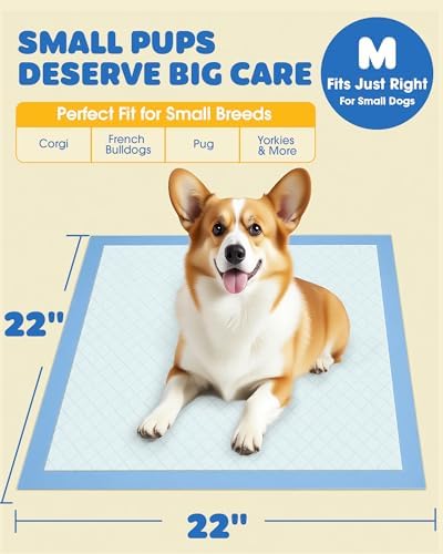 Powools Puppy Pads for Dogs, 22 x 22 in, 6-Layer, Leak-Proof, 150-Pack - Image 3