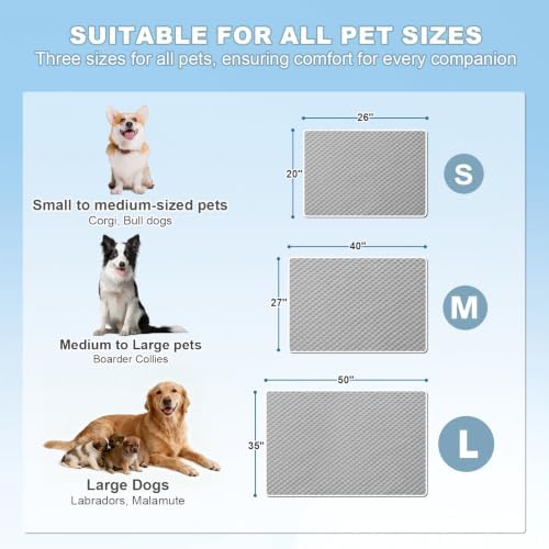 GOLOPET Dog Cooling Mat for Extra Large Dogs 35x50in - Image 2