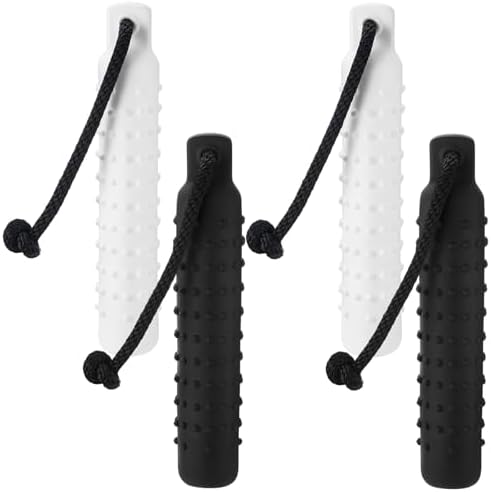 Blueweenly White and Black Dog Bumper Toy Training Dummy, 4 Pcs by Blueweenly