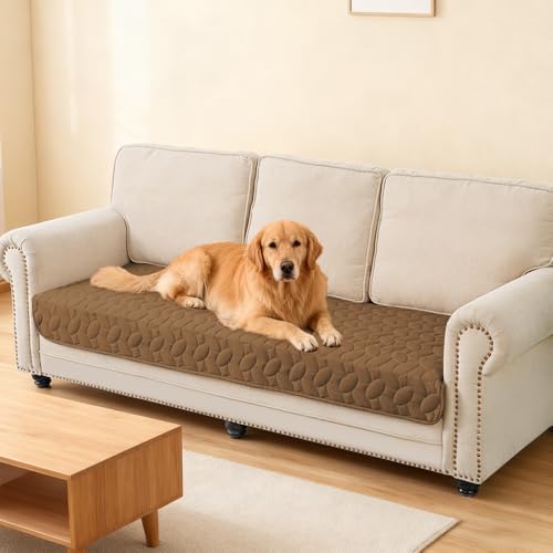 Ameritex Waterproof Pet Bed Cover Anti-Slip Dog Bed Blanket for Sofa and Furniture Waterproof New Pattern Design (Camel, 30x70 Inch (Pack of 1)) - Image 6