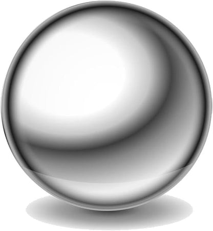 KUNWU SUS304 Stainless Steel Dog Food Slow Feeders Ball - 2.5" Stops Gulping, Bloat, Indigestion, and Rapid Eating, Fun, Healthy, Prevents Obesity Improves Digestion (Medium)