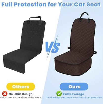ELONGRIVER Dog Car Seat Covers, Waterproof Front Seat Cover - Image 5