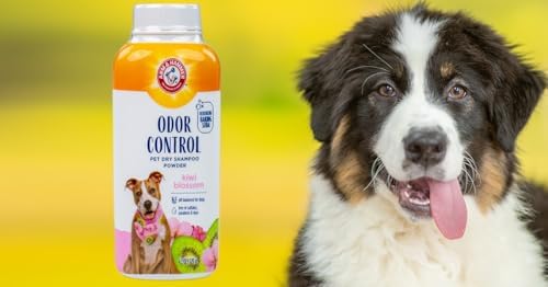 Arm & Hammer Odor Control Dry Shampoo Powder for Dogs, Kiwi Blossom, 4.2 Oz - Image 5