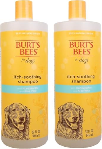 Burt's Bees for Pets Itch Soothing Dog Shampoo, Honeysuckle, 32 Fl Oz, 2-Pk by BurtsBeesforPets