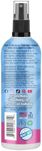 Bodhi Dog Natural Dog Cologne (Baby Powder) - Premium Scented Deodorizing Pet Perfume with Conditioner for Dogs & Cats - Keeps Pets Fresh & Clean - Gentle and Safe Formula, Made in USA (8 Fl Oz) - Image 2