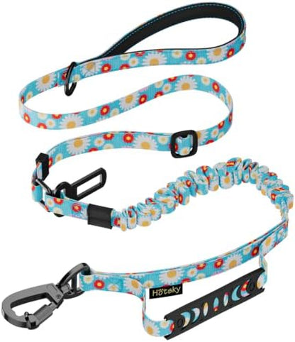 Hotsky Tactical Bungee Shock Absorbing No Pull Strong Dog Leash,Daisy,4-6FT by Hotsky