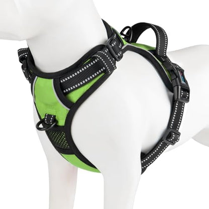 PHOEPET Reflective Dog Harness No Pull Large Breed Vest by PHOEPET