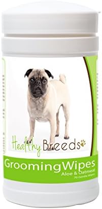 Healthy Breeds Pug Grooming Wipes 70 Count by HealthyBreeds