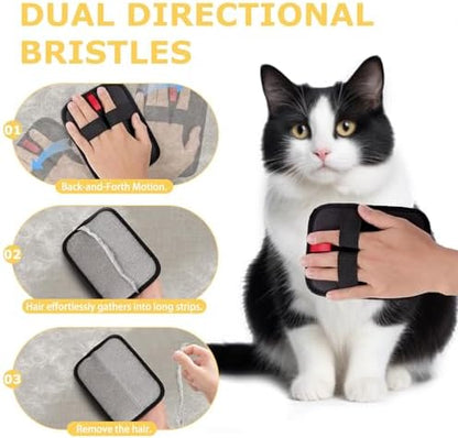 Pet Hair Removal Glove Brush – Reusable Grooming Tool for Cats and Dogs, Ideal for Clothing, Furniture, Carpets, Cat Beds, Car Seats, and More – Upgraded Static Fur Remover (1 Piece) - Image 4