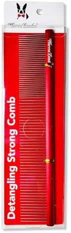 Warren London Detangling Strong Dog Grooming Comb for Matted Tangled Coats, 10 Inch by WarrenLondon