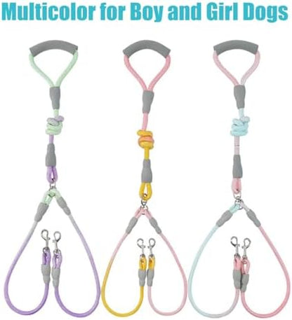 JiangYanus Double Dog Leash for Two Dogs Walking, No Tangle Dual Dog Leash - Image 5
