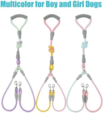 JiangYanus Double Dog Leash for Two Dogs Walking, No Tangle Dual Dog Leash - Image 5