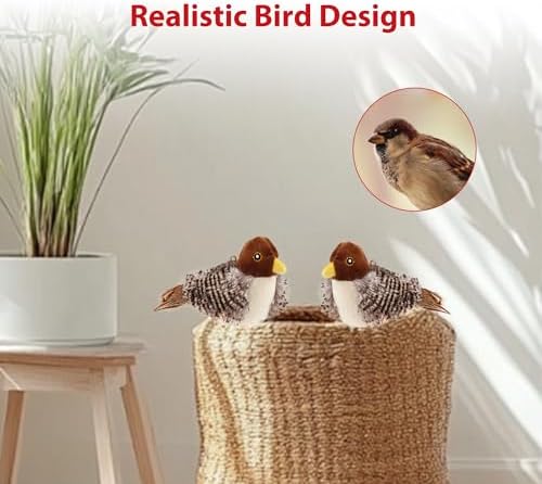 Gigwi Chirping Bird Cat Toys 2 Pack, Automatic Squeaky Toy for Cats - Image 3