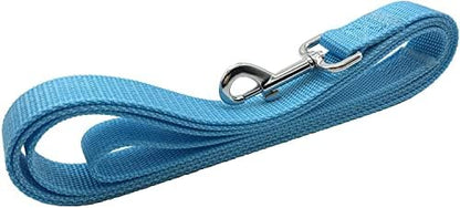TAIAN 4FT/5FT/6FT Strong Dog Leash, Nylon Dog Leashes for Small Medium Large Dogs (5/8 in x 5 ft, Blue) - Image 3