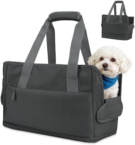 Dog Purse Carrier for Small Dogs Under 10 lbs Soft Sided Pad by SIDESUGAR
