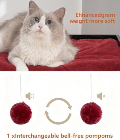 FourFurPets Modern Cat Tree for Large Cats, Full Sisal Cat Scratching Post - Image 7