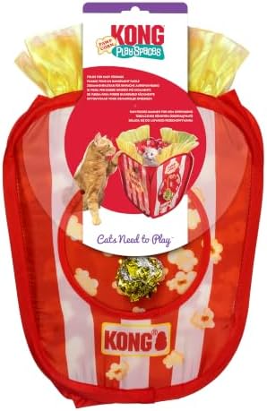 KONG PlaySpaces Pawpcorn Cat Hideaway, Collapsible House - Image 6