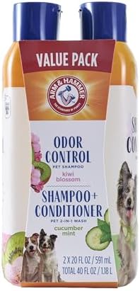 Arm & Hammer Dog Shampoo Combo Pack, Kiwi and Cucumber Mint Scent, 20 Fl Oz - Image 4