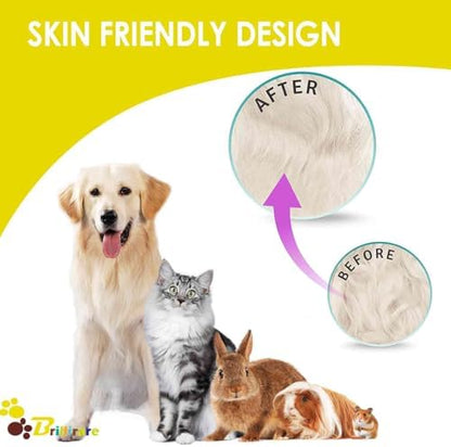 Dog Grooming Brush, Premium Soft Silicone Pet Bath Brushes, Rubber Massage Shampoo Soothing Comb Scrubber for Wet Dry Long Short Haired Dogs & Cats Massaging, Deshedding Shower - Image 6