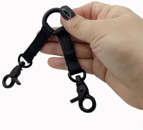 Double Clip Dog Leash for Two Dogs,Double Headed Hook Pet Safety 2 Way Coupler with Nickel Plated Swivel Clip - Image 5