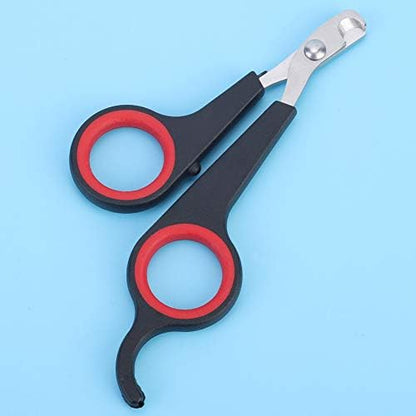 Animal Nail Scissors,Bird Nail Scissors,Beak Trimmer for Birds Pet Bird Small Animals Accessory Grooming Tool,Nail Scissors Clipper Black and Red - Image 6