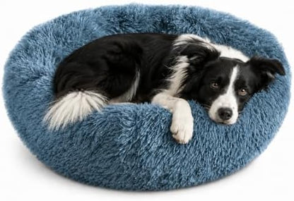 Whiskers & Friends Round Dog Beds for Medium Dogs, Orthopedic, Washable by WhiskersFriends
