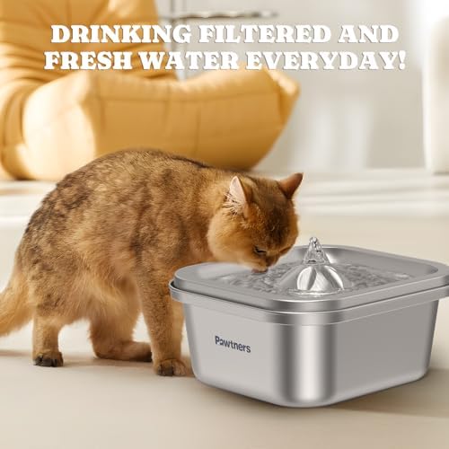 Pawtners 8 Packs Replacement Filters for WF008A 4L Cat Water Fountain - Image 7