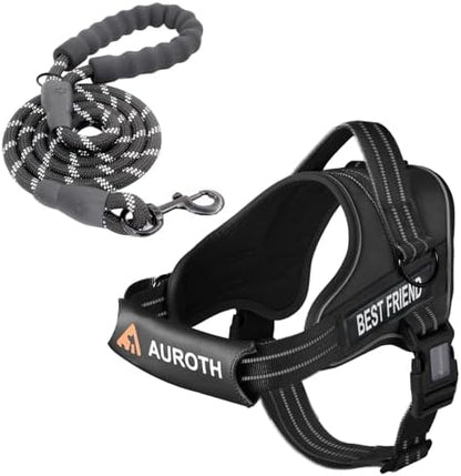 AUROTH Dog Harness and Leash Set for Medium Sized Dog, No Pull Dog Vest by AurothPets